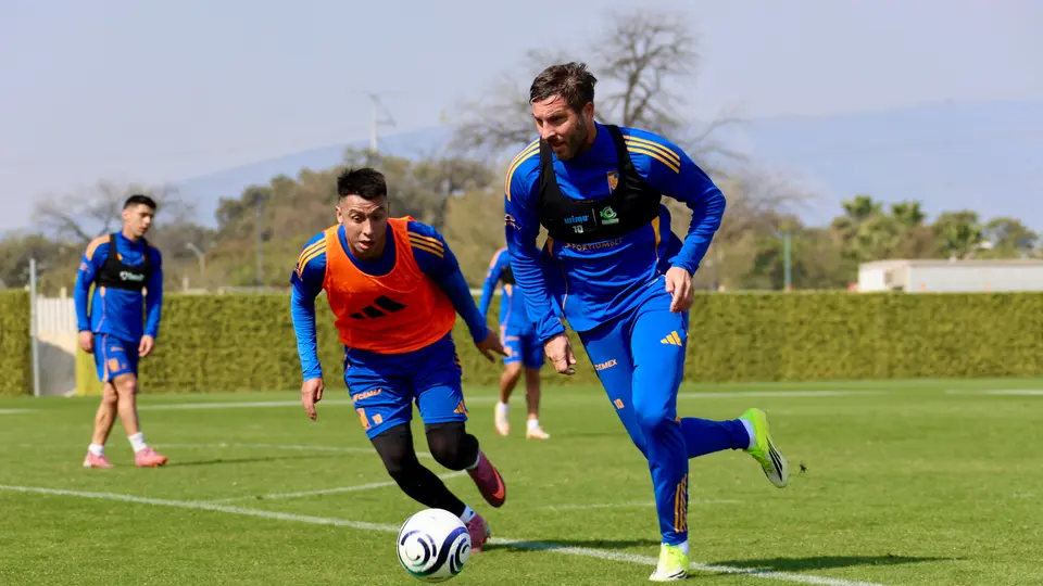 Tigres en entrenamiento previo al enfrentar al Forge FC l @TigresOficial