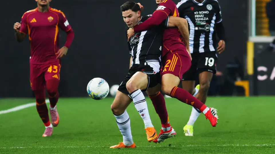 Partido entre Udinese y la Roma l AP