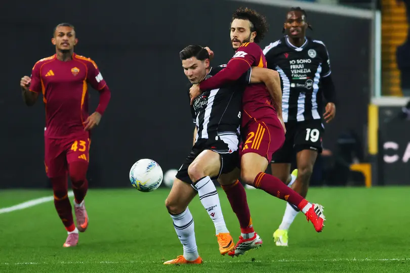 Partido entre Udinese y la Roma l AP