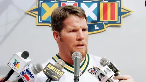 Brett Favre con los Green Bay Packers | AFP