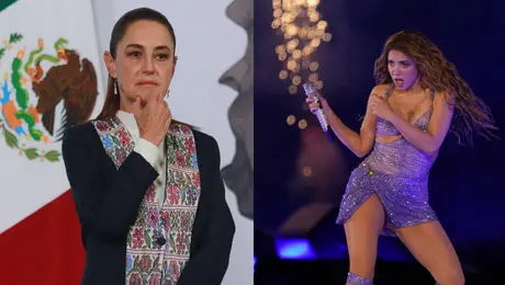 Claudia Sheinbaum revela que vio concierto de Shakira “escondidita” desde Palacio Nacional