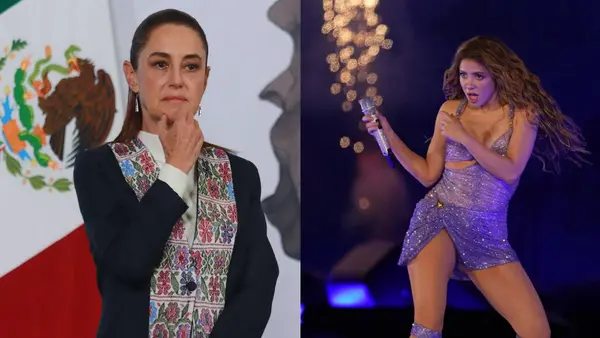 Claudia Sheinbaum revela que vio concierto de Shakira “escondidita” desde Palacio Nacional