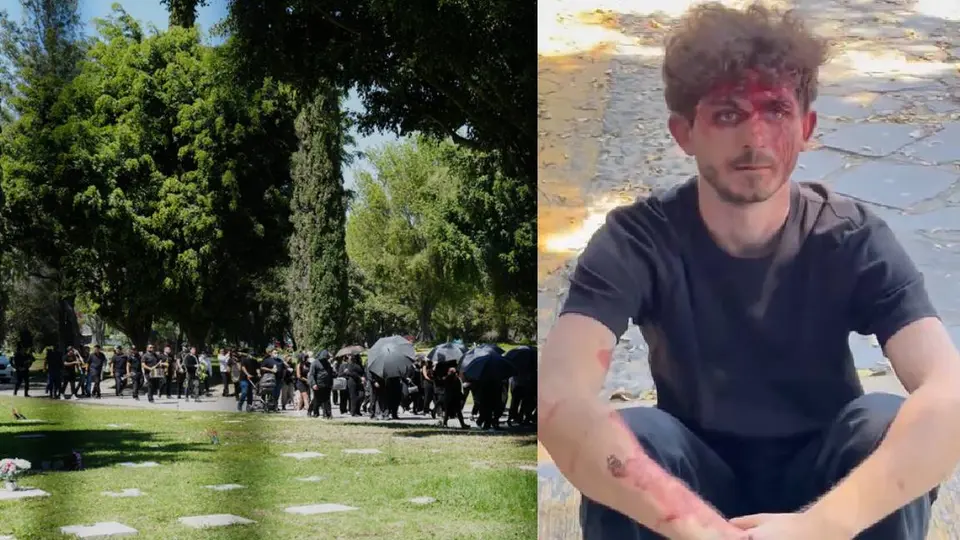 VIDEO: Golpean a fotógrafo italiano en funeral del Mencho