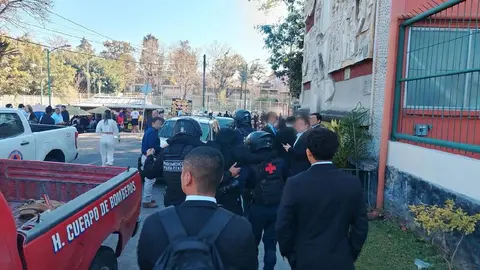 El accidente sucedió esta mañana en la Universidad Veracruzana/X: @RaulGtzNR