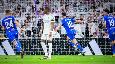¿Empieza la crisis? Real Madrid cae en casa ante Getafe y se aleja nuevamente de Barcelona