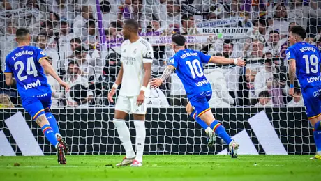 ¿Empieza la crisis? Real Madrid cae en casa ante Getafe y se aleja nuevamente de Barcelona