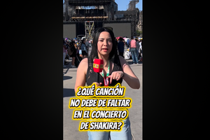 La gente ya dijo qué canción no puede faltar esta noche en el concierto de Shakira en el Zócalo.