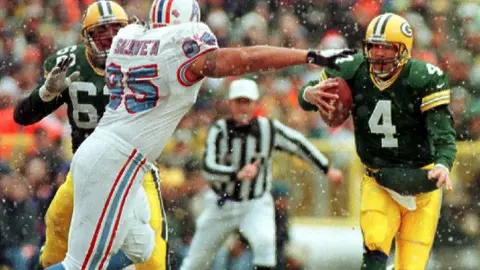 Brett Favre con los Green Bay Packers | AFP