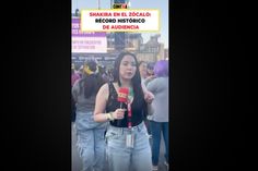 SHAKIRA EN EL ZÓCALO- EL RÉCORD HISTÓRICO DE AUDIENCIA