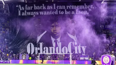¿Intimidan a Messi? Orlando City y el tifo que desplegó su afición previo al partido ante Inter Miami