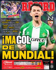 Portada RÉCORD 2 de marzo de 2026