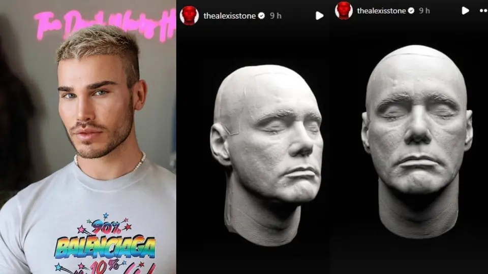 El artista de la caracterización Alexis Stone compartió imágenes que aumentan la teoría de un doble/IG: @thealexisstone