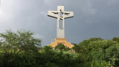 El Cristo de Copoya, en Chiapas, es el monumento de Jesús más grande de México, con más de 60 metros de altura./ @Cristodecopoyaa