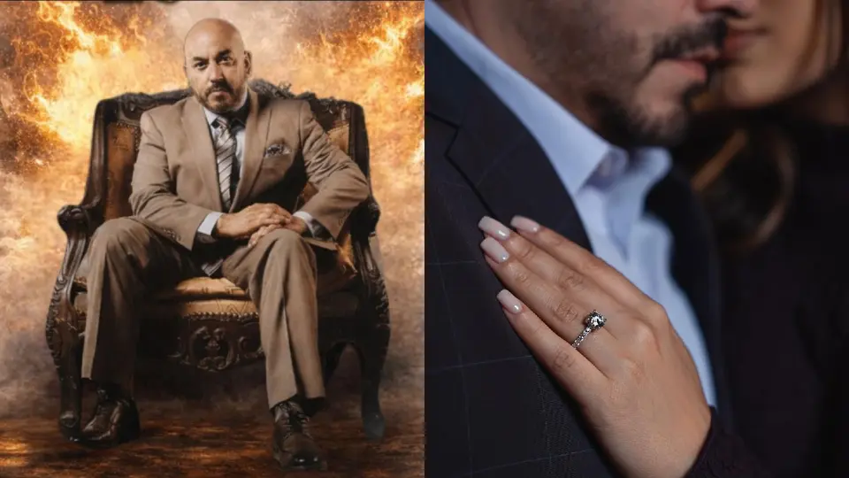 Lupillo Rivera entregó a su amada el anillo dentro de un pastel / IG: @lupilloriveraofficial