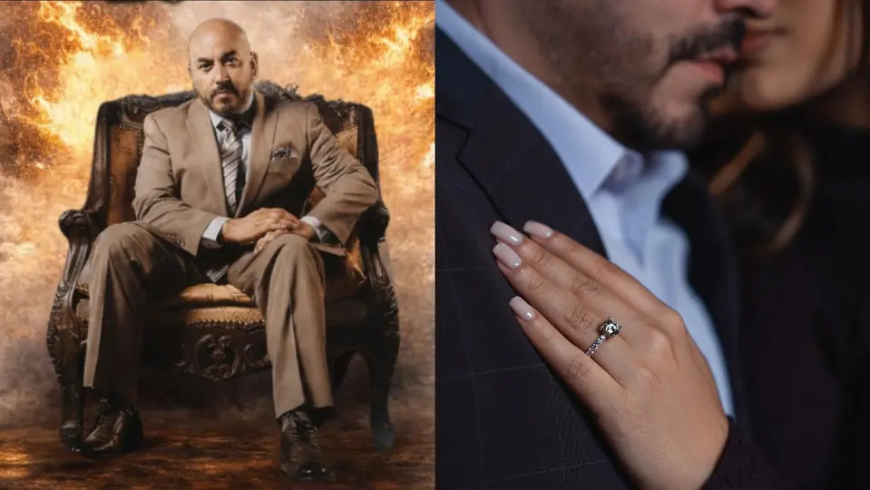 Lupillo Rivera entregó a su amada el anillo dentro de un pastel / IG: @lupilloriveraofficial