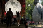 ¡Ahora es cuarto menguante! Se desinfla luna gigante de Paseo de la Reforma