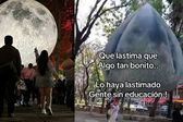 ¡Ahora es cuarto menguante! Se desinfla luna gigante de Paseo de la Reforma