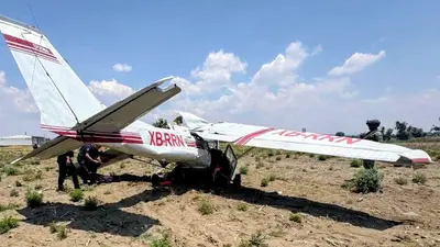 VIDEO: Avioneta se desploma en Huejotzingo, Puebla: mueren 3 personas tras accidente aéreo