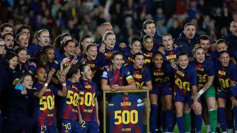 Alexia Putellas, jugadora del Barcelona Femenil, en encuentro ante el Real Madrid | AP