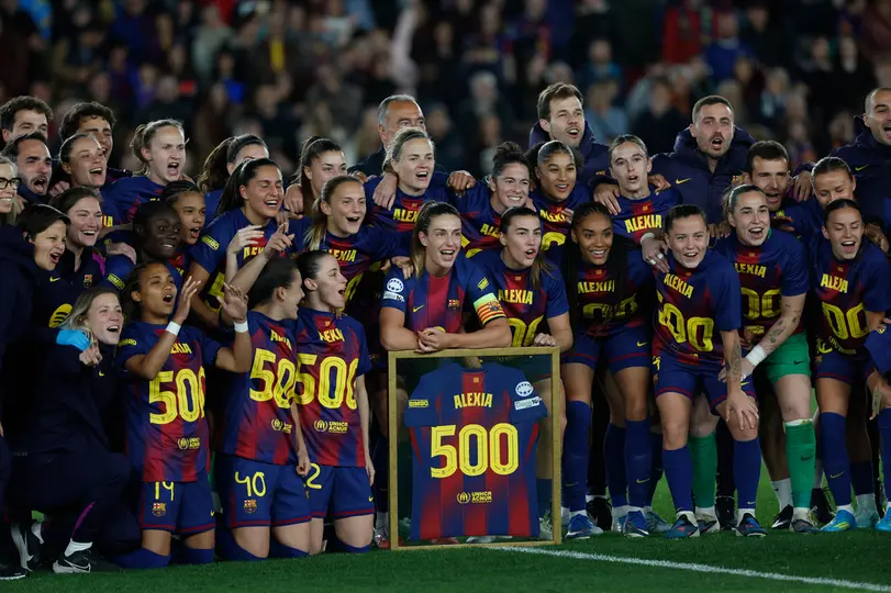 Alexia Putellas, jugadora del Barcelona Femenil, en encuentro ante el Real Madrid | AP