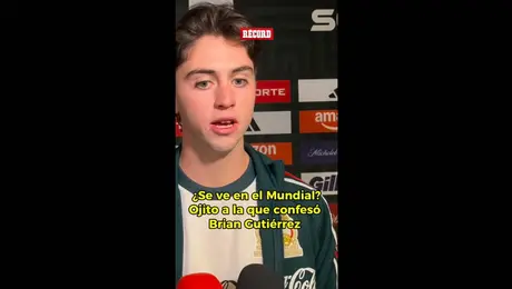 ¿Se ve en el Mundial? Brian Gutiérrez, habló sobre su nivel que lo acerca a la Copa del Mundo 2026