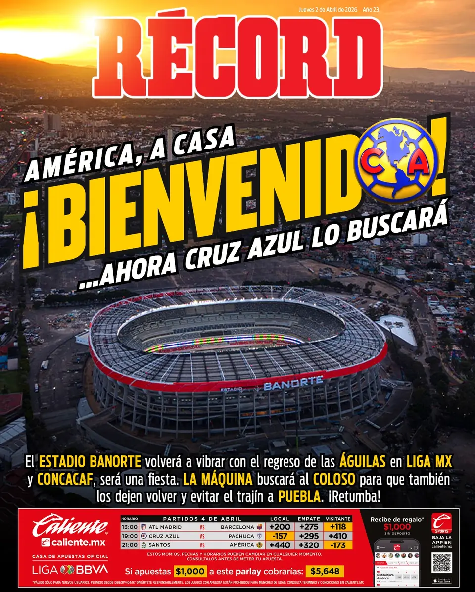 Portada RÉCORD 2 de Abril de 2026