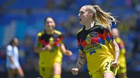 Isa Haas en celebración con América en el Clausura 2026 de la Liga MX Femenil | IMAGO 7