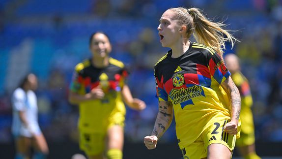 Isa Haas en celebración con América en el Clausura 2026 de la Liga MX Femenil | IMAGO 7