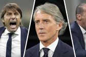 Antonio Conte, Roberto Mancini y Massimiliano Allegri | AP