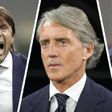 Antonio Conte, Roberto Mancini y Massimiliano Allegri | AP
