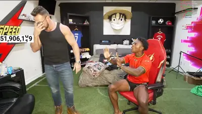 ¡Lo golpean en vivo! LA Knight, luchador de WWE, maltrata al youtuber Speed
