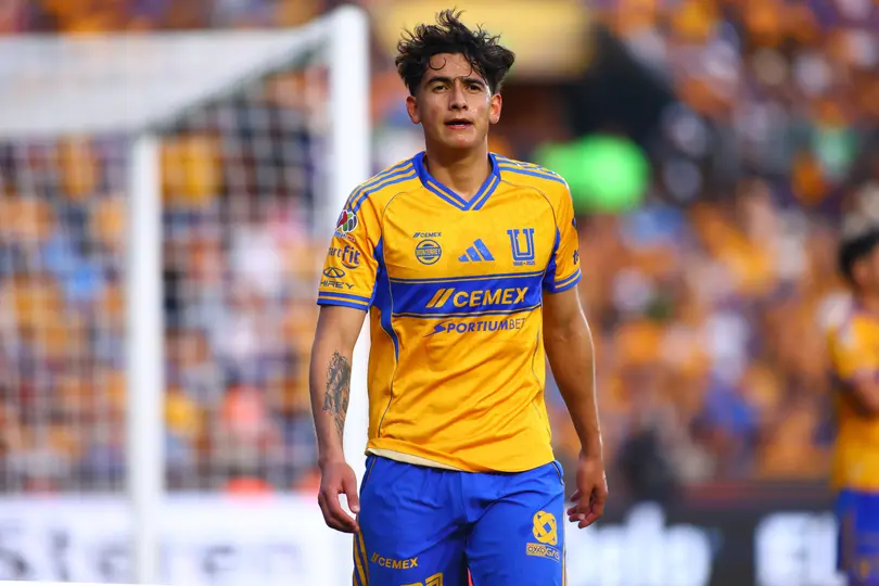 Rafael Guerrero durante un partido de Tigres en el Clausura 2026 de la Liga MX | IMAGO 7