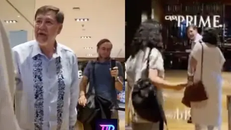 VIDEO: Abuchean, insultan y corren a Fernández Noroña de restaurante; así fue el momento