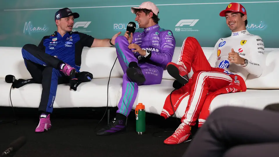 Antonelli, Verstappen y Leclerc, el podio que saldrá en los primeros 3 lugares en el GP de Miami