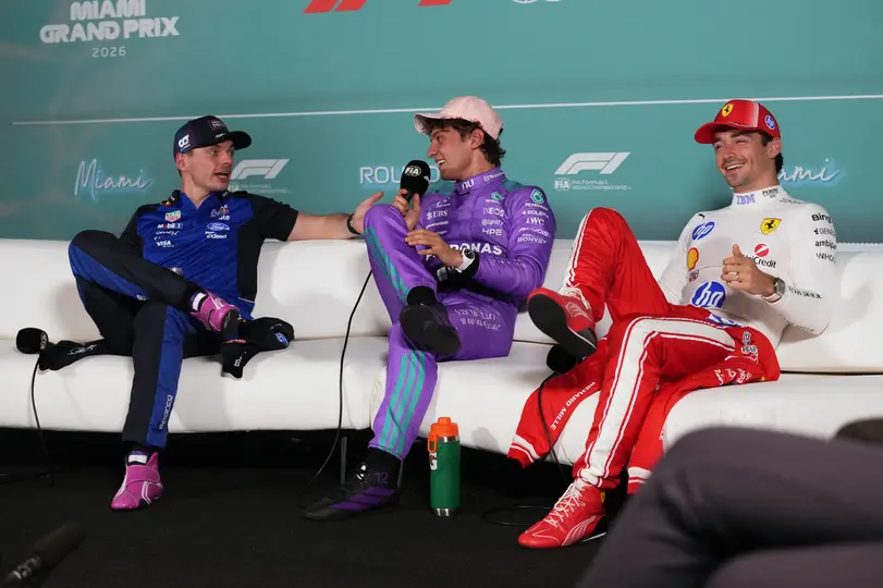 Antonelli, Verstappen y Leclerc, el podio que saldrá en los primeros 3 lugares en el GP de Miami