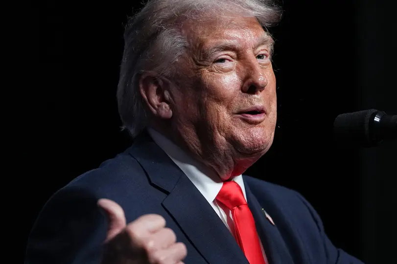 Trump participó en un evento del Forum Club of the Palm Beaches / AP