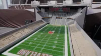 Browns inician construcción de su nuevo estadio; hay un litigio pendiente