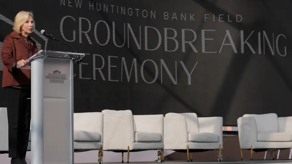 Colocación de la primera piedra del nuevo estadio de los Browns | AP