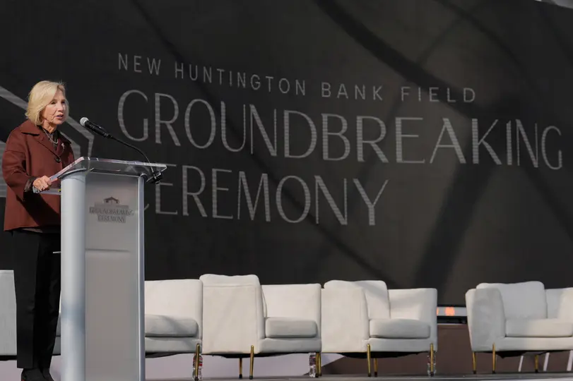 Colocación de la primera piedra del nuevo estadio de los Browns | AP