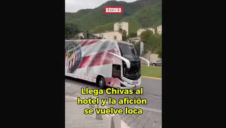 Chivas Llega A Su Hotel Y La Afición Se Vuelve Loca