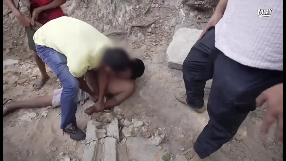 Familiares del agresor lograron someterlo para que no fuera a cometer algún incidente / Especial