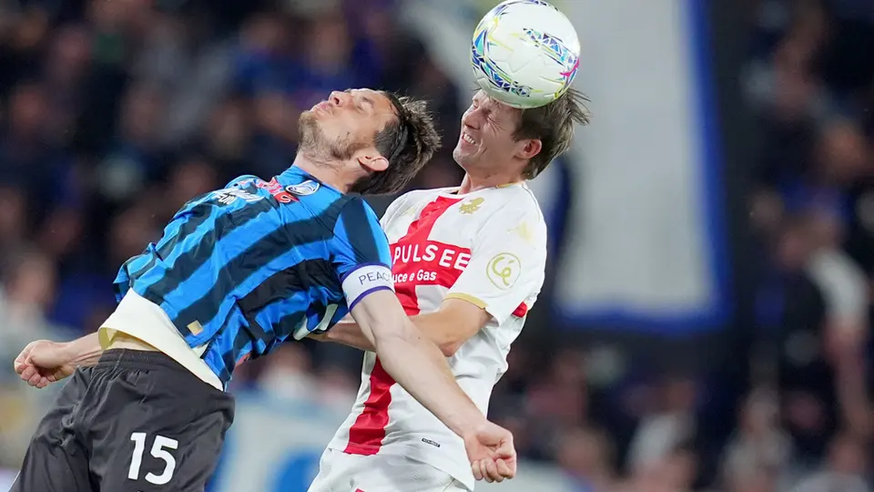 Partido disputado entre Atalanta y Genoa l AP