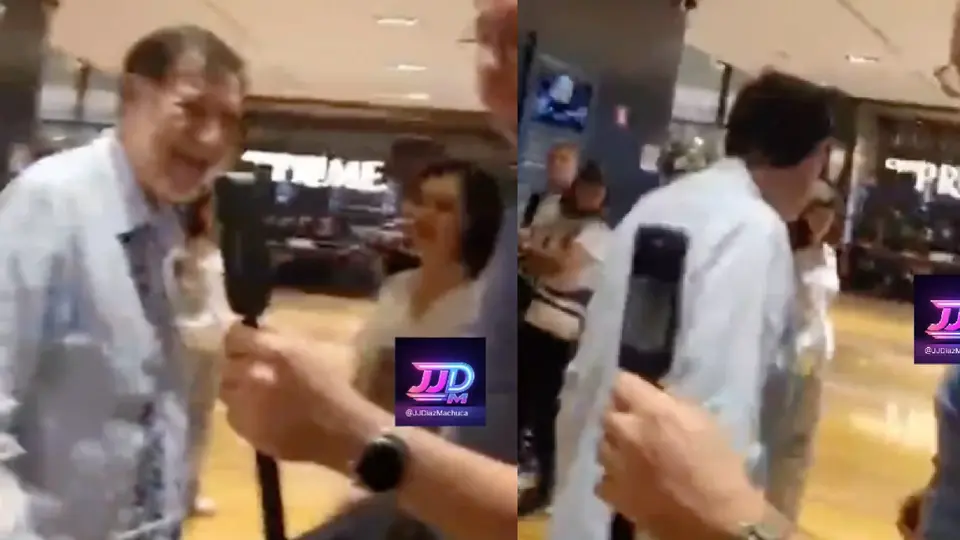 Al salir de un restaurante, un comensal increpó al senador y lo empezó a insultar / Redes Sociales