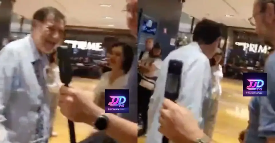 Al salir de un restaurante, un comensal increpó al senador y lo empezó a insultar / Redes Sociales