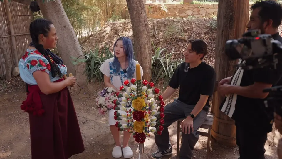 El novio es originario de Oaxaca, por eso eligió mezclar su cultura con la de Corea / Especial