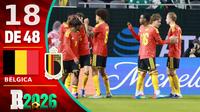 Mundial 2026: Bélgica, todo lo que debes de saber para la Copa del Mundo