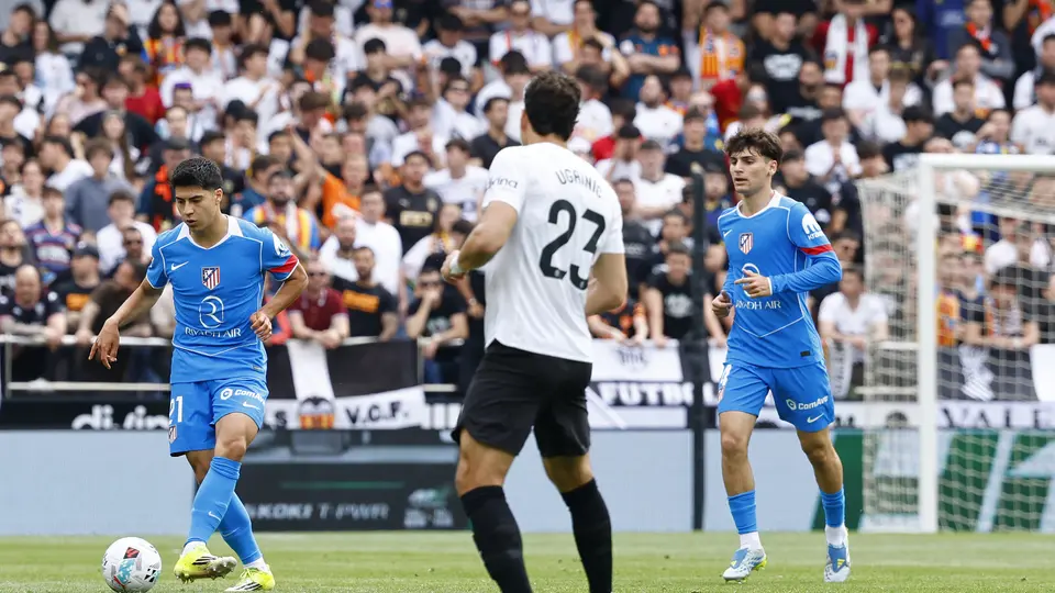Obed Vargas se lleva los elogios del Atlético Madrid tras gran exhibición ante Valencia