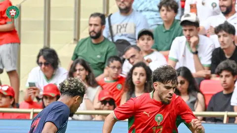 Ez Abde en el partido ante Madagascar | IG: @equipedumaroc