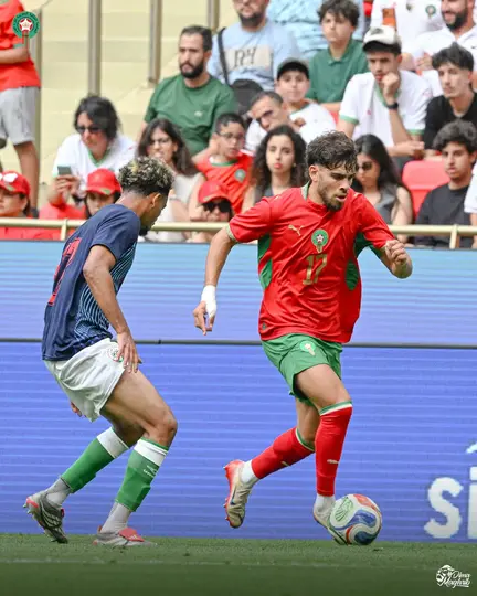 Ez Abde en el partido ante Madagascar | IG: @equipedumaroc