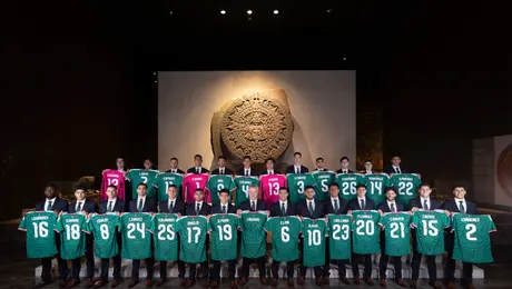 Selección Mexicana se toma la foto oficial para el Mundial 2026 en el Museo de Antropología